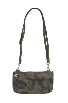 Camo Mini Crossbody Wristlet Clutch