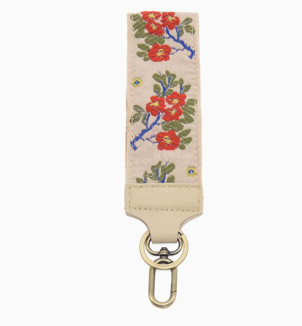 Easy Find Wristlet Keychain Cream