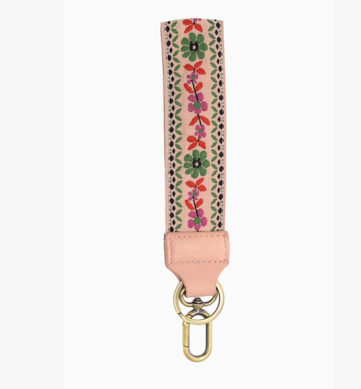 Daisy Trail Easy Find Wristlet Keychain | Pink