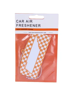 Tennessee State Orange Check Air Freshener