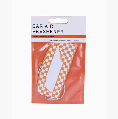 Tennessee State Orange Check Air Freshener