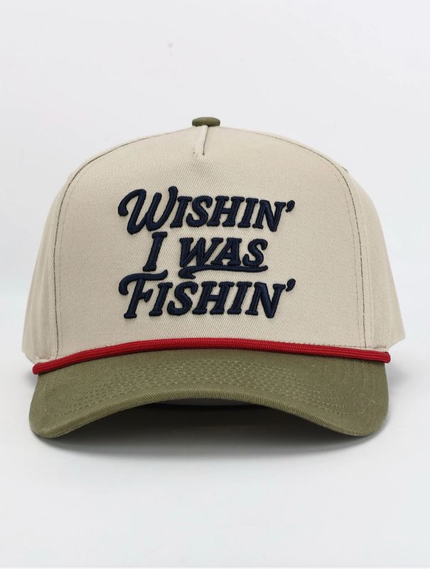 Wishin' I Was Fishin' Camo Hat