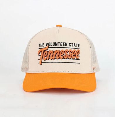 Vintage Volunteer Hat | Orange &amp; White