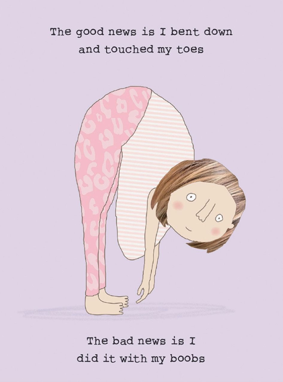 Touch Toes Birthday Card