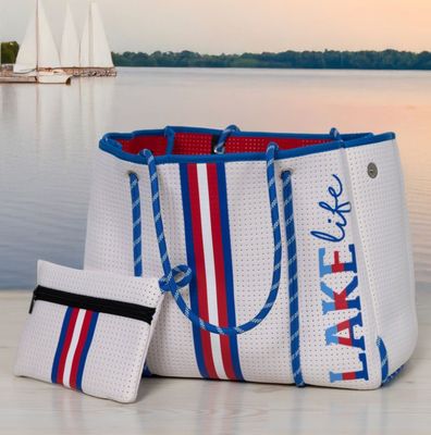 Lake Life Neoprene Tote Bag