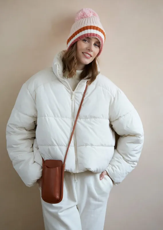 Charlotte Phone Crossbody | Saddle