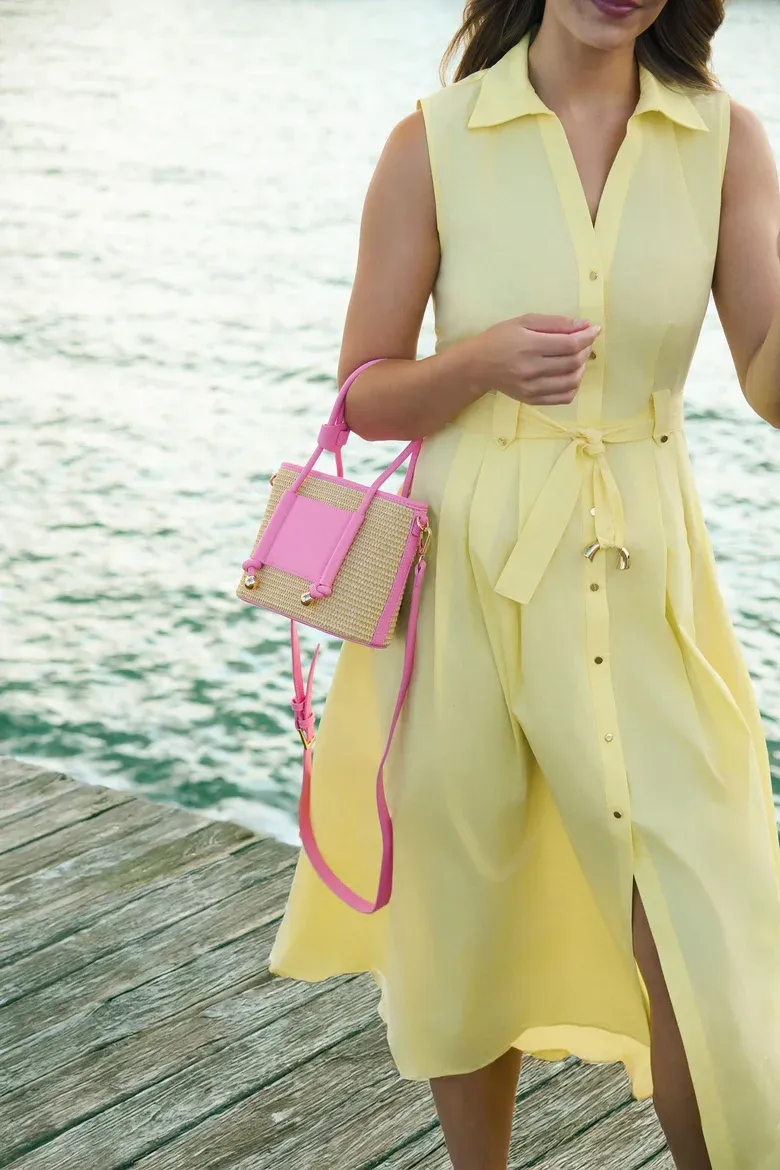 Salerno Mini Tote | Pink