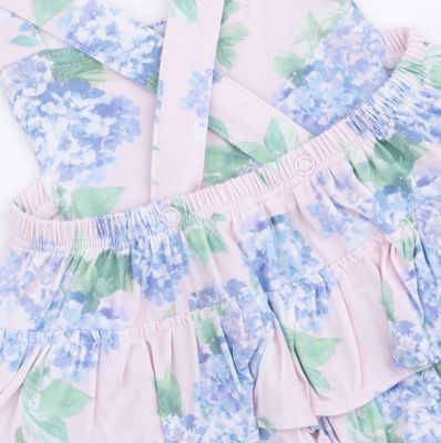 Angel Dear Hydrangea Ruffle Sunsuit