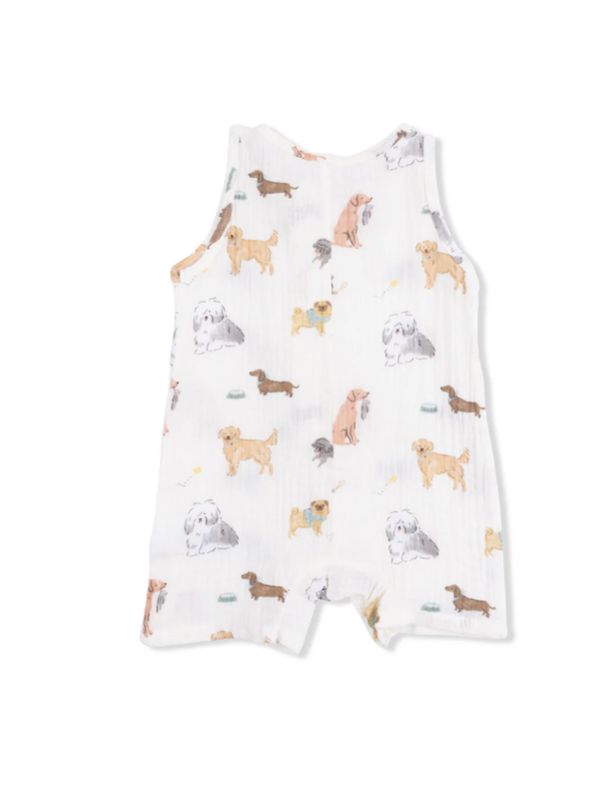 Angel Dear Awesome Dogs Shortie Romper