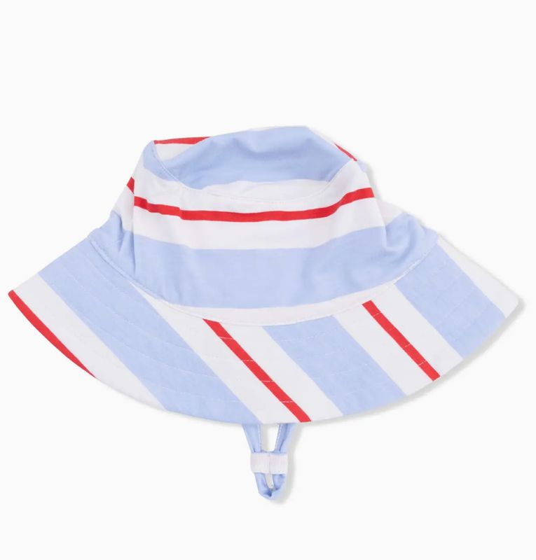 Angel Dear Preppy Rugby Bucket Hat 0-6M