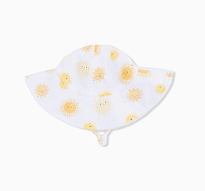 Angel Dear Happy Suns Wide Brim Hat 6-12M