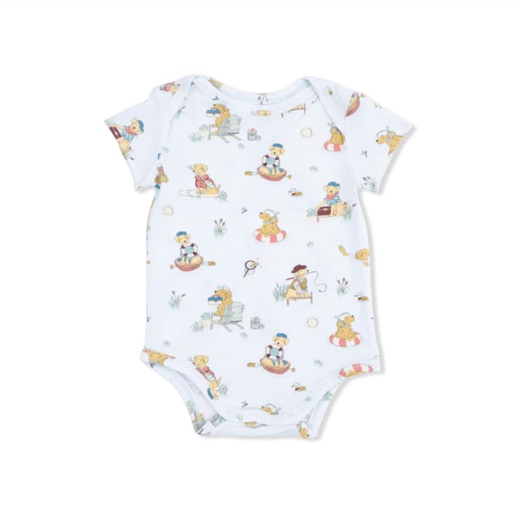 Angel Dear Lake Buddy Dogs Short Sleeve Bodysuit