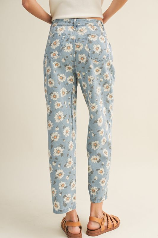 The Wildflower Straight Denim Pants