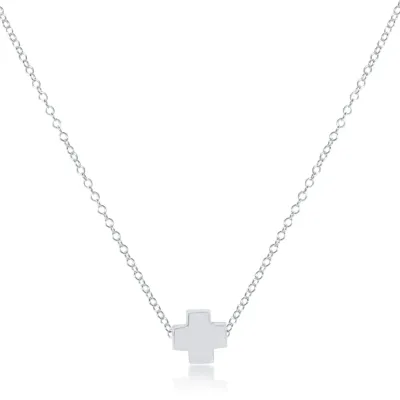 Enewton 16" Necklace Sterling Signature Cross Sterling