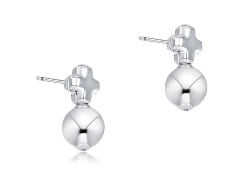 Enewton Signature Cross Small Sterling Stud Classic Sterling