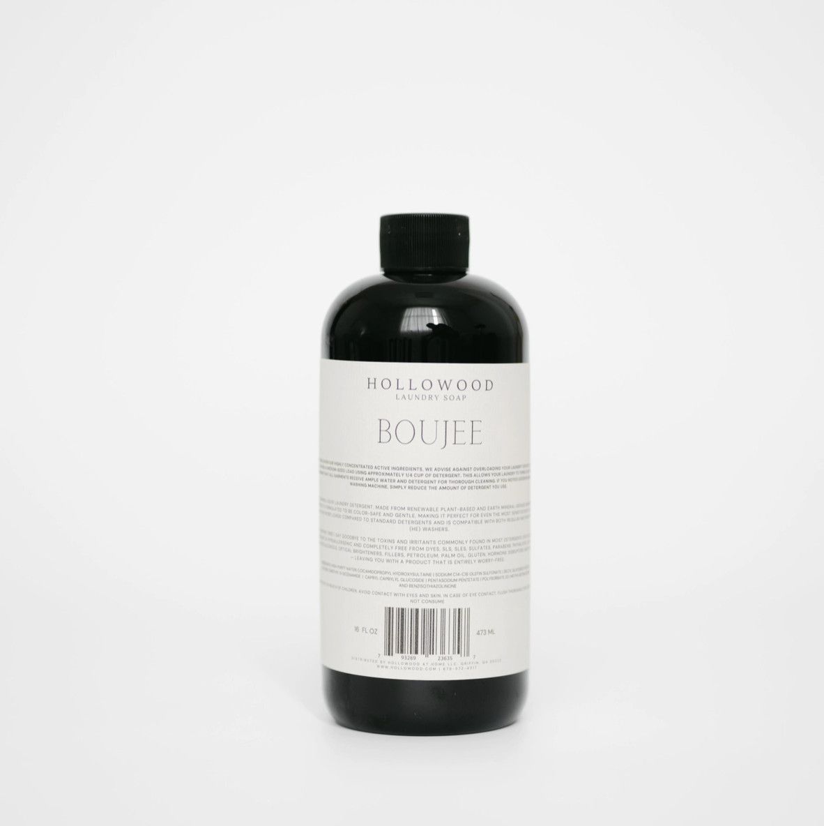 Hollowood Laundry Liquid Laundry Soap 16oz, Fragrance: Boujee
