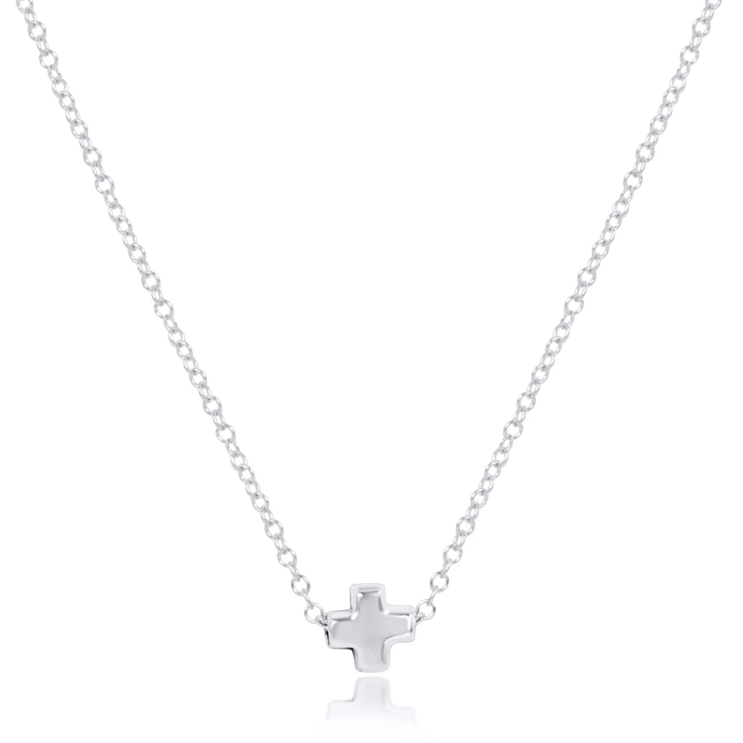 Enewton 16" Necklace Sterling Signature Cross Small Sterling