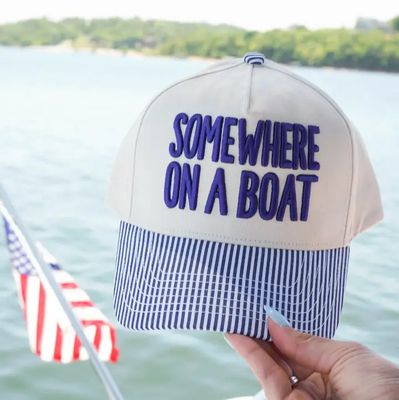 The Somewhere on a Boat Trucker Hat