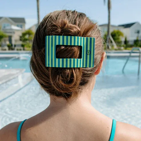 Teleties™ Flat Rectangle Hair Clip | Cabana Cutie