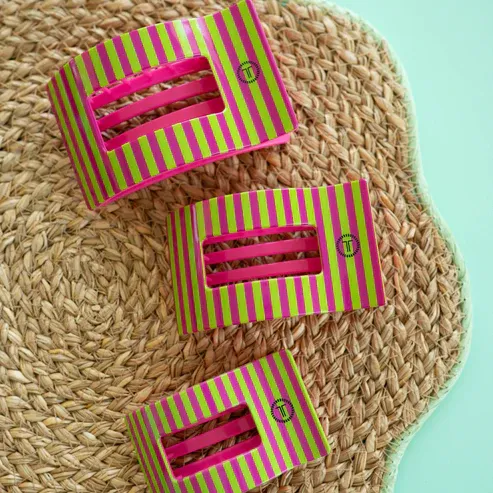 Teleties™ Flat Rectangle Hair Clip | Summer Crush