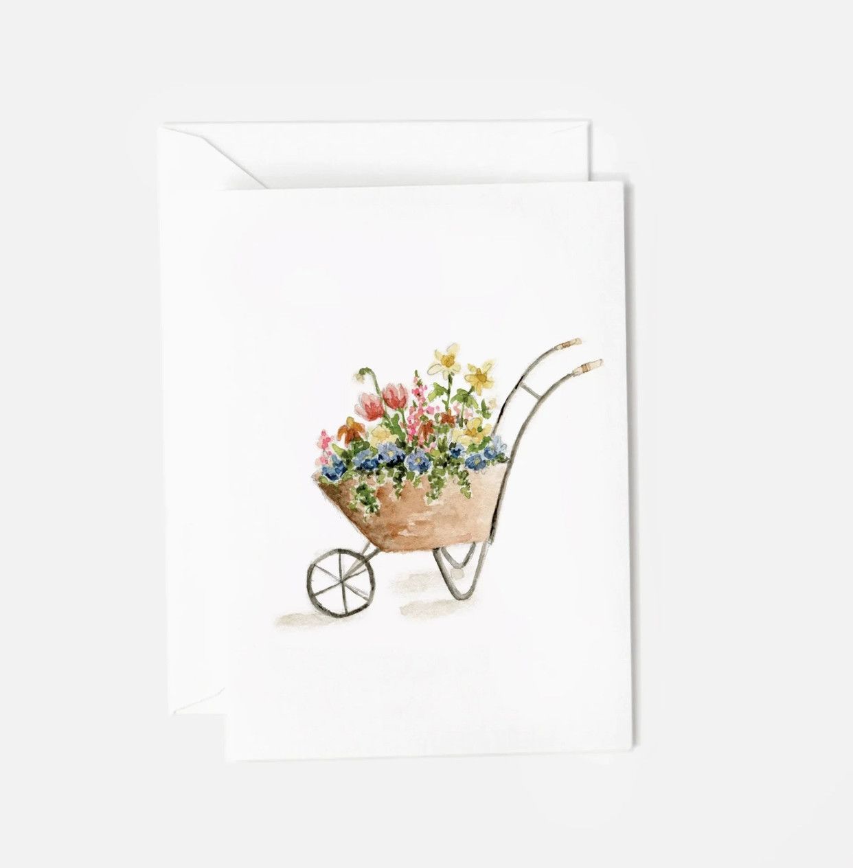 Mini Enclosure Notecard | Wheelbarrow