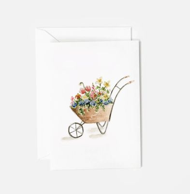Mini Enclosure Notecard | Wheelbarrow