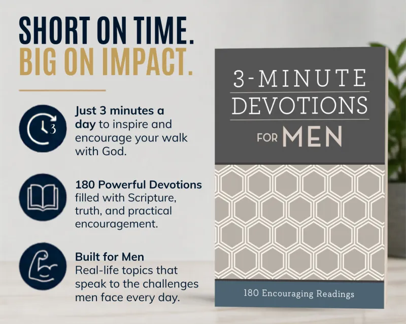 3-Minute Devotions For Men