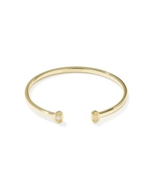 Mini Elton Cuff Bracelet Gold Ivory Mother of Pearl
