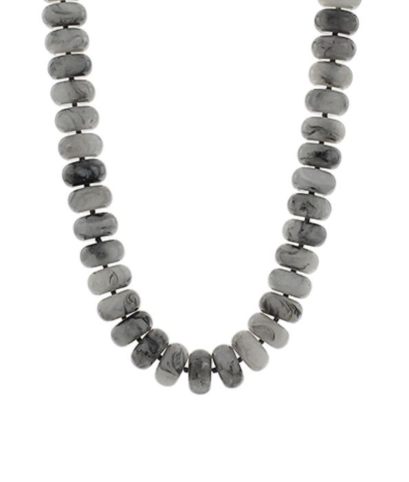 The Emma Marble Beaded Necklace