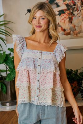 The Lucy Ruffled Top