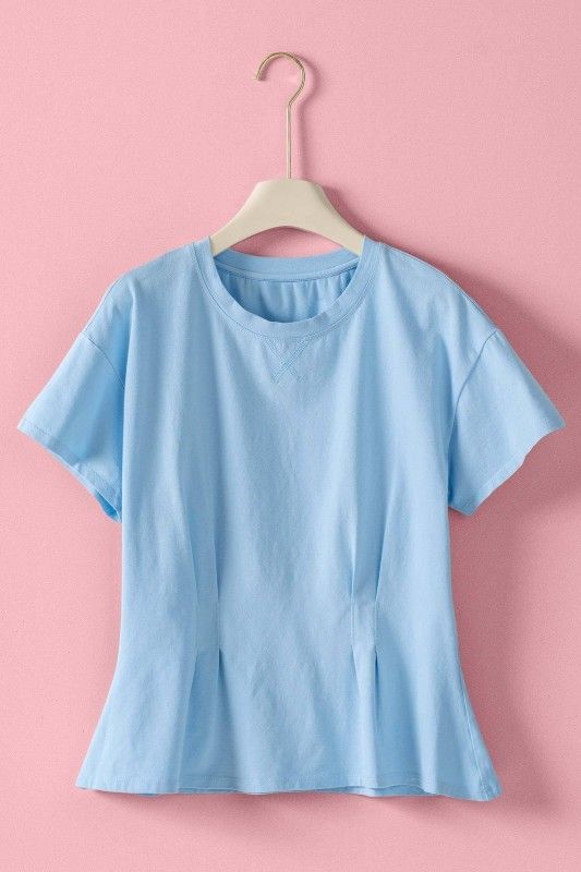 The Everyday Peplum Tee | Trendy Trunk Boutique Hendersonville
