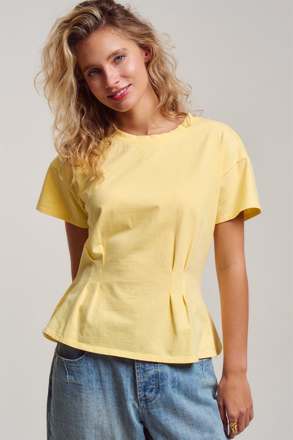 今季新作完売　BASIC PEPLUM TEE The Everyday Peplum Tee | Trendy Trunk Boutique Hendersonville