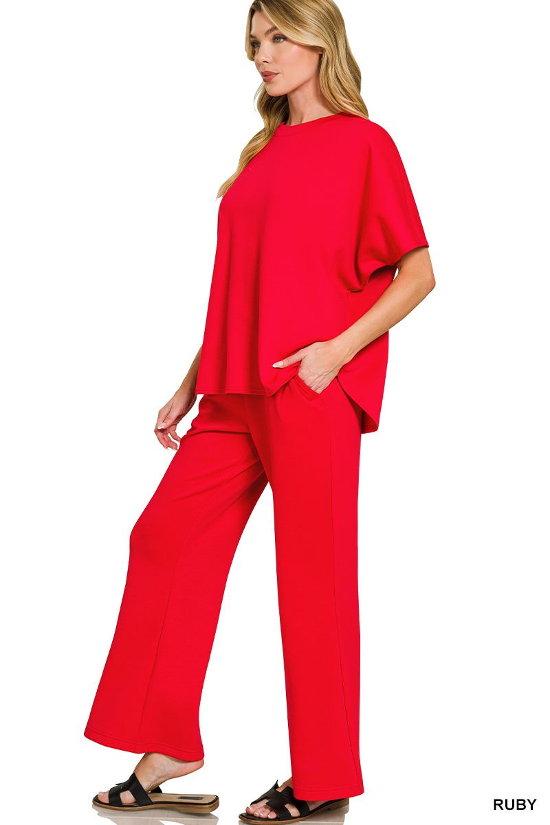 The Romy Set, Color: Ruby, Size: S