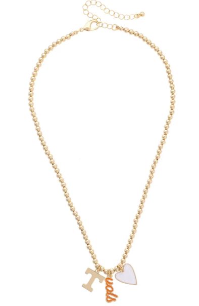 Tennessee Vols® Ball Bead Charm Necklace