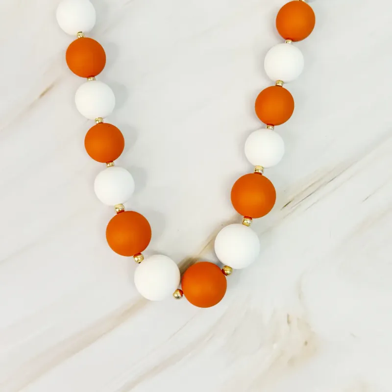 Game Day Ball Bead Necklace