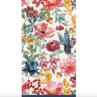 Fall Florals Guest Napkin