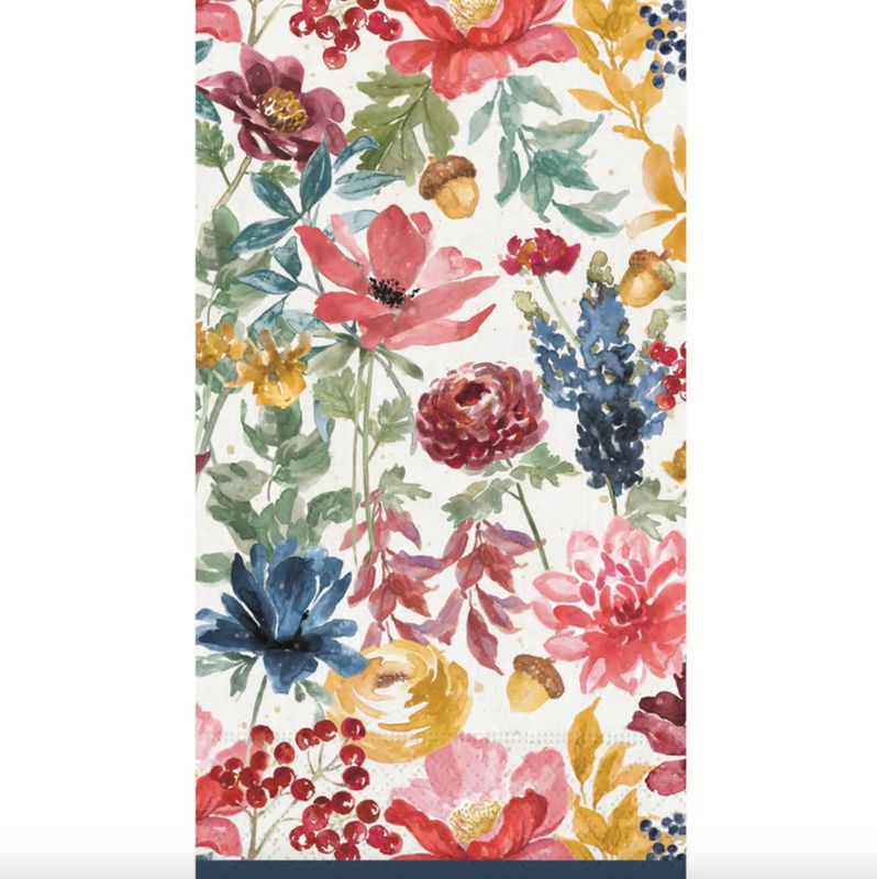 Fall Florals Guest Napkin