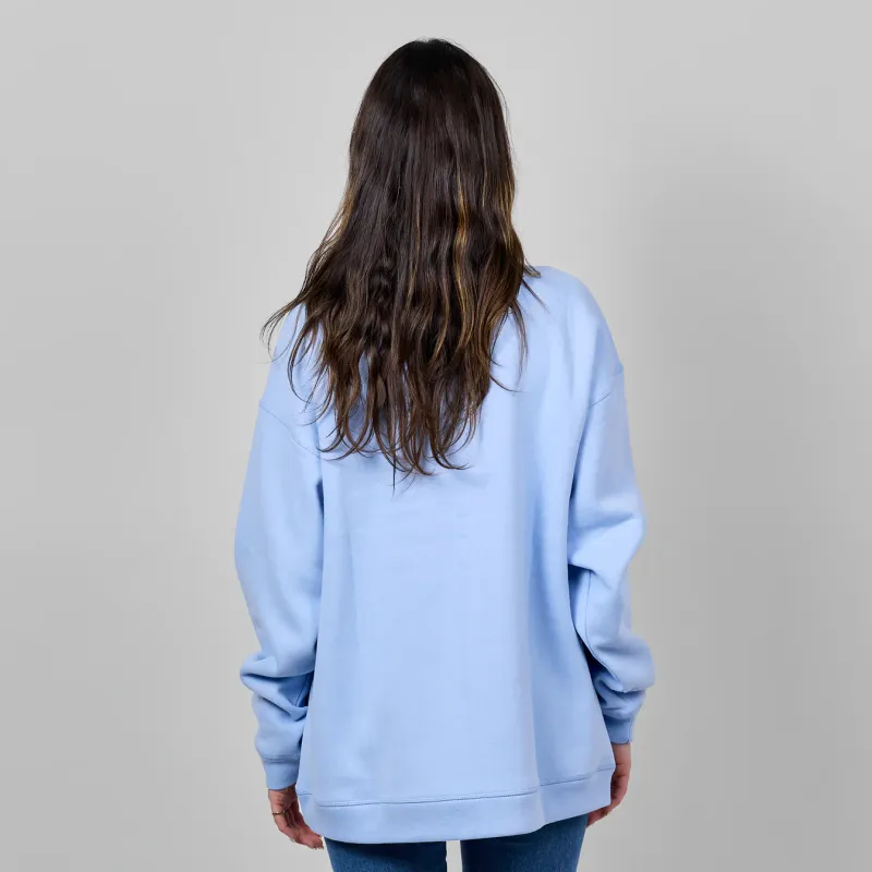 The NASH™  Shadow Puff Crewneck | Blue