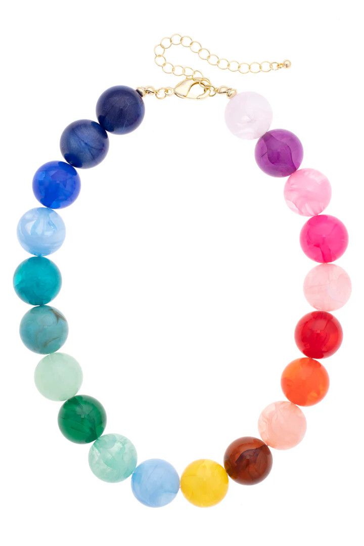 The Mickey Beaded Necklace Multi