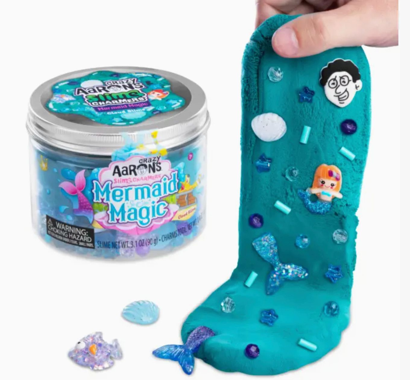 Crazy Aaron's Slime Charmers Jar | Mermaid Magic