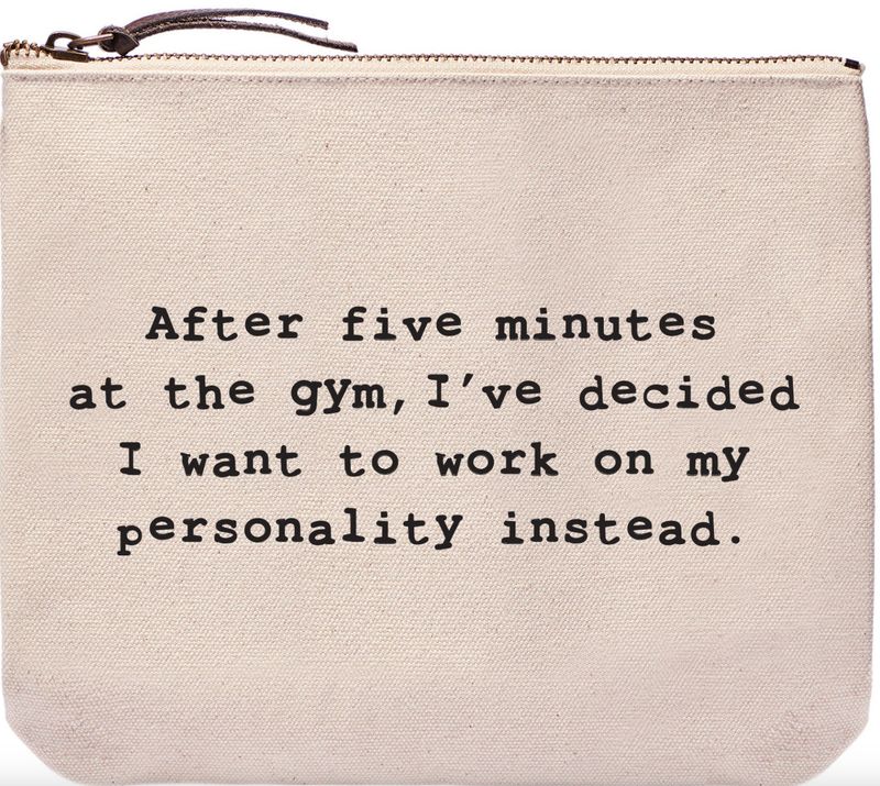 Five Minutes at the Gym Pouch