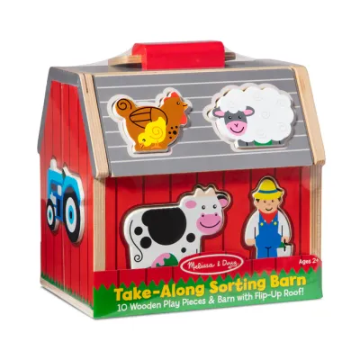 Melissa &amp; Doug® Take  Along Sorting Barn