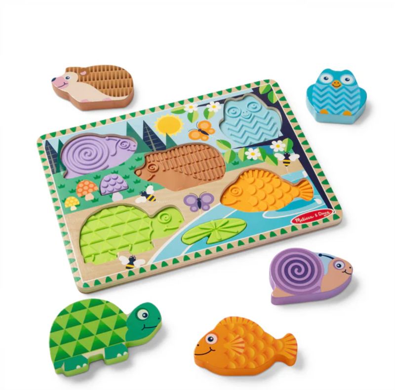 Melissa &amp; Doug® Forest Friend Touch &amp; Feel Puzzle