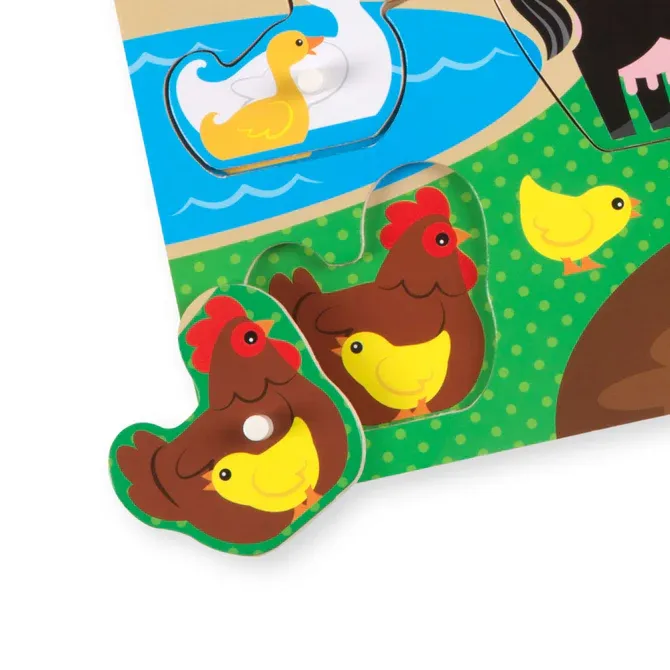 Melissa &amp; Doug® Farm Peg Puzzle