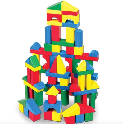 Melissa &amp; Doug® 100 Wood Blocks Set