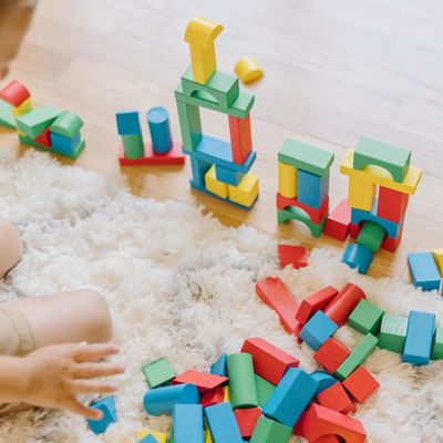 Melissa &amp; Doug® 100 Wood Blocks Set