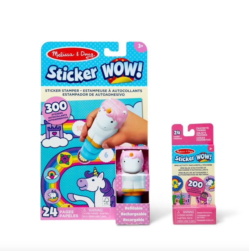 Melissa &amp; Doug® Sticker WOW! Activity Pad &amp; Sticker Stamper | Unicorn