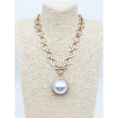 The Bub Gold Pearl Necklace