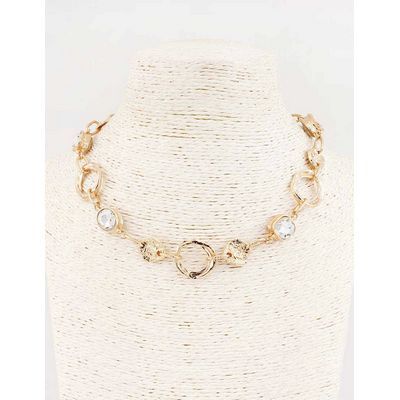 The Dory Gold Clear Necklace