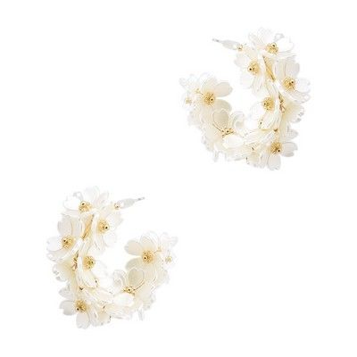 The Noel White Earrings